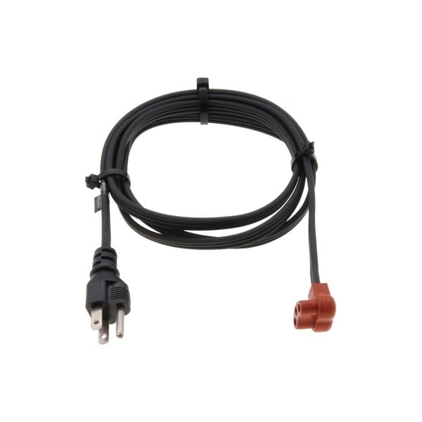 Replacement Cord - 120V Silicone Peanut Shaped Heater Terminal, 90 deg Angled, 94in. 2.4M Long